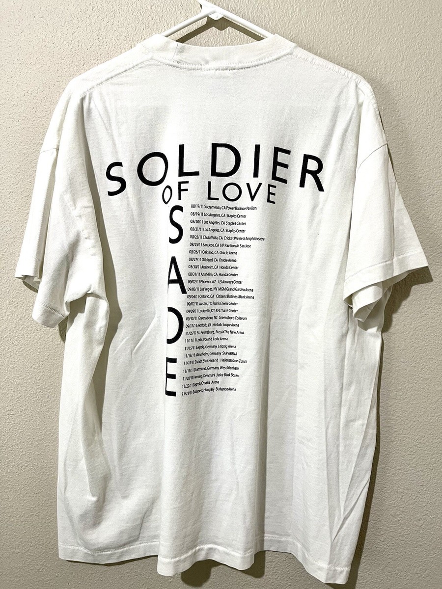 Rare Vintage Sade Shirt XL Soldier Of Love Tour Rap Tee Single