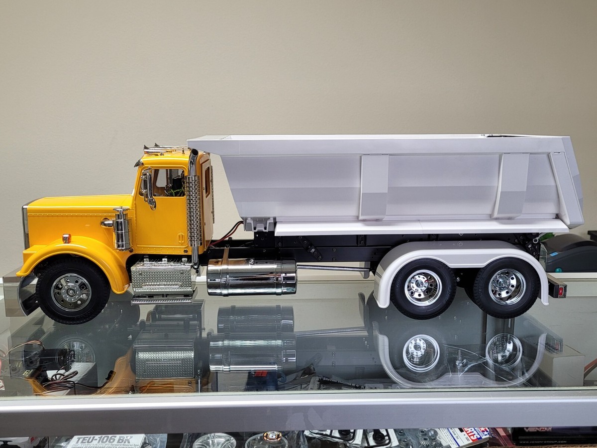 Custom Built Tamiya 1/14 King Grand Hauler Semi Day Cab Axle Dump