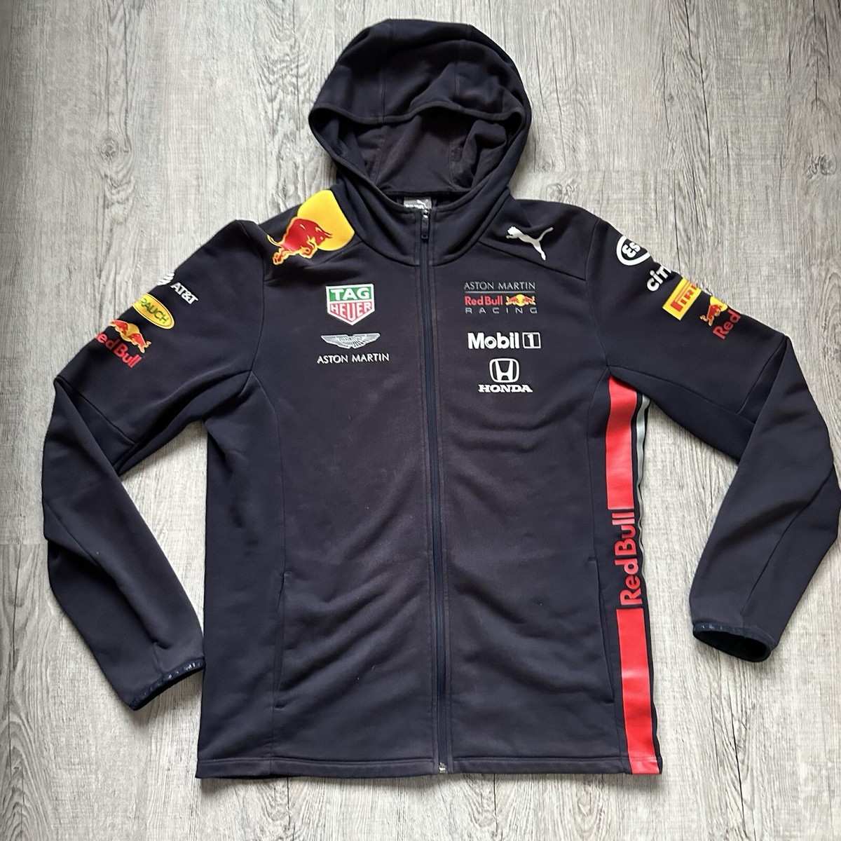 Puma Red Bull Racing Teamline Full Zip Up Hoodie Jacket F1 2019
