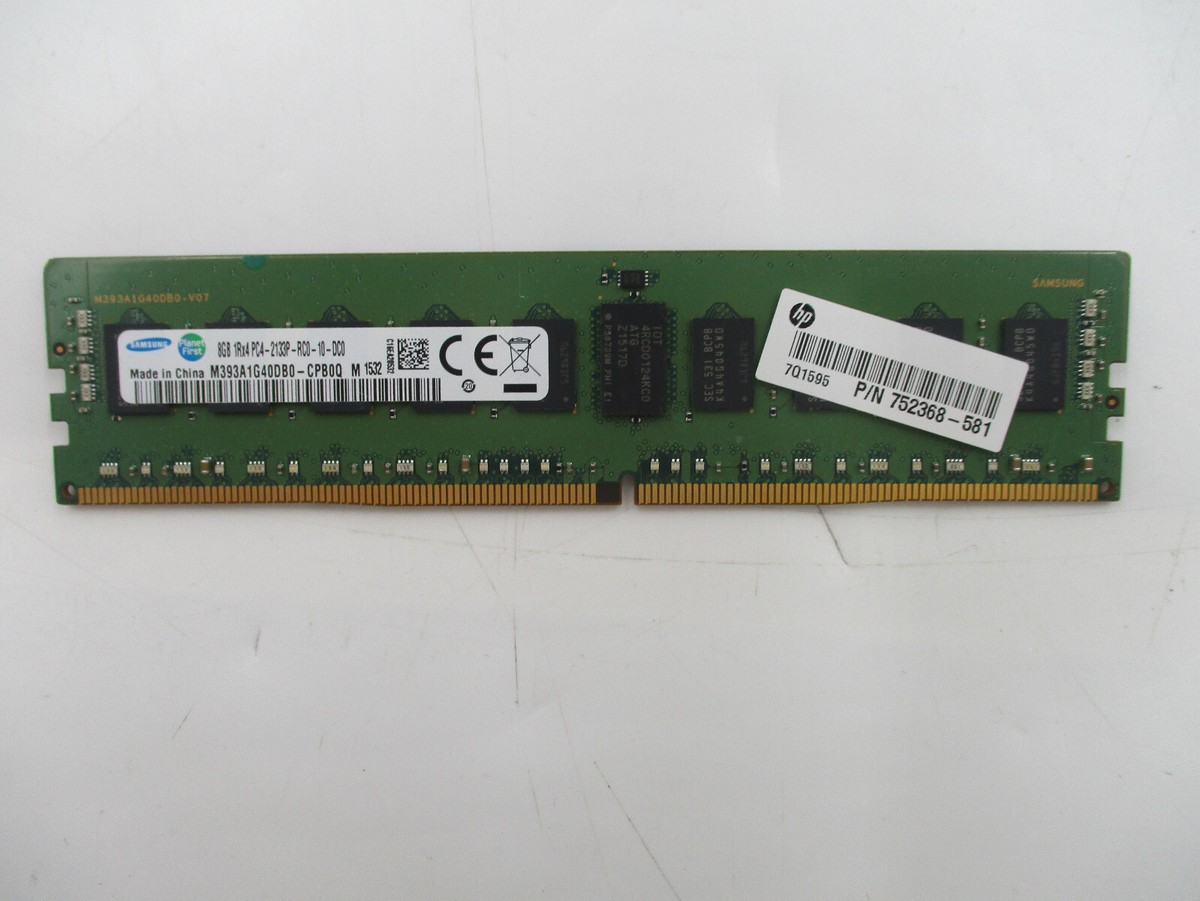 Samsung 8GB 1Rx4 PC4-2133P-RC0-10-DCO ECC Server Memory