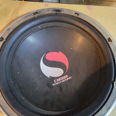 KICKER SOLO-BARIC 12 INCH SUBWOOFERS S12C 4 Ohm Pair Stillwater