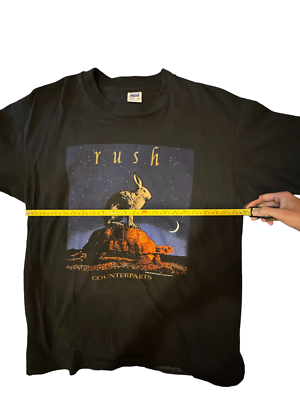 RARE Vintage Rush Counterparts 1993 Concert Tour T-Shirt (XL) | eBay