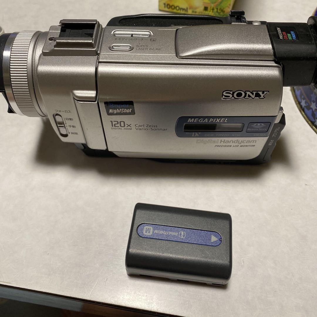 動作品 Sony DCR-TRV20 miniDV ビデオカメラ ダビングなどに SONY DCR
