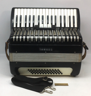 YAMAHA YA-48 Accordion 34 keys 48 basses Musical Instrument Black