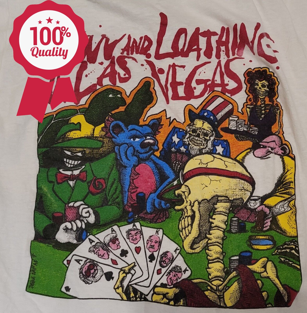 HOT Grateful Dead Fear Loathing à Las Vegas t-shirt All Size S-5XL