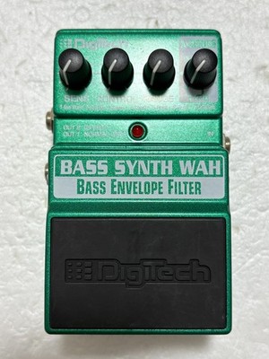Digitech Bass Synth Wah Envelope Filter Guitar Effect Pedal Used