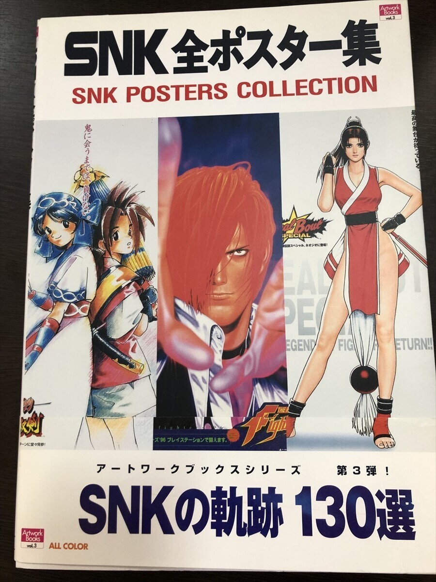 SNK Poster Collection Japanese Book Art Work King Of Fighters Neo