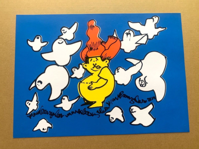 Gonz Mark Gonzales Art Screen Print 12