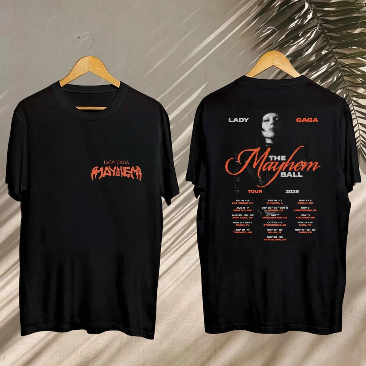 Lady Gaga Mayhem Shirt Lady Gaga The Mayhem Ball Tour 2025 Shirt