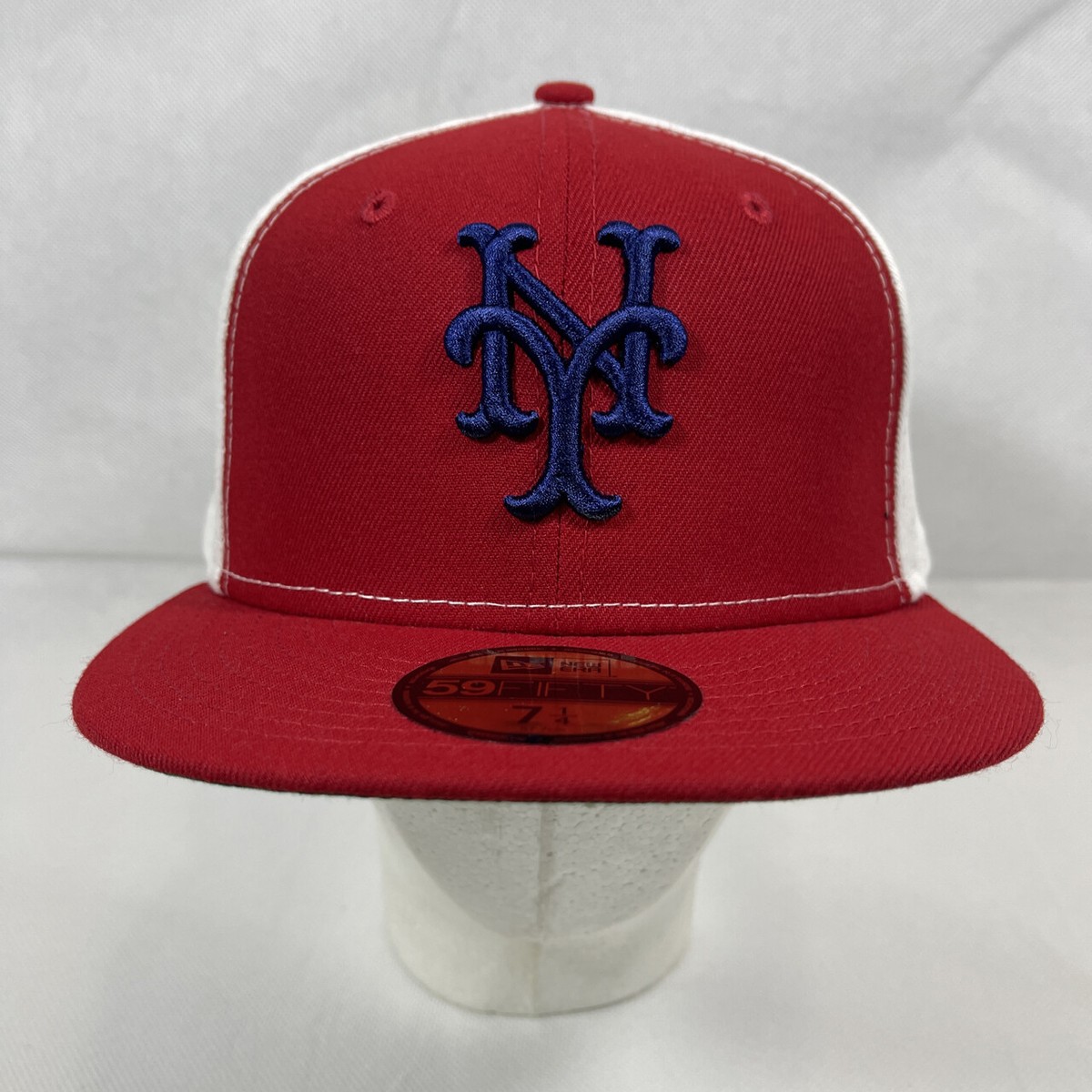 New Era 59Fifty NY METS Red White Blue 1964 ASG PATCH FITTED HAT 7