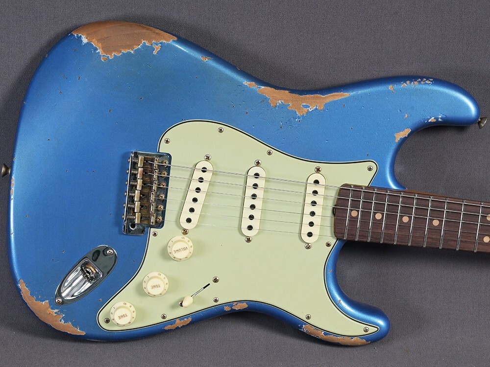 ギター Custom HardRelic Trans Blue Stratocaster ギター Custom