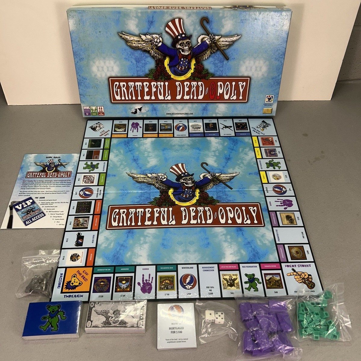 Discovery Bay Games Grateful Deadopoly Game Board - 1134 for sale