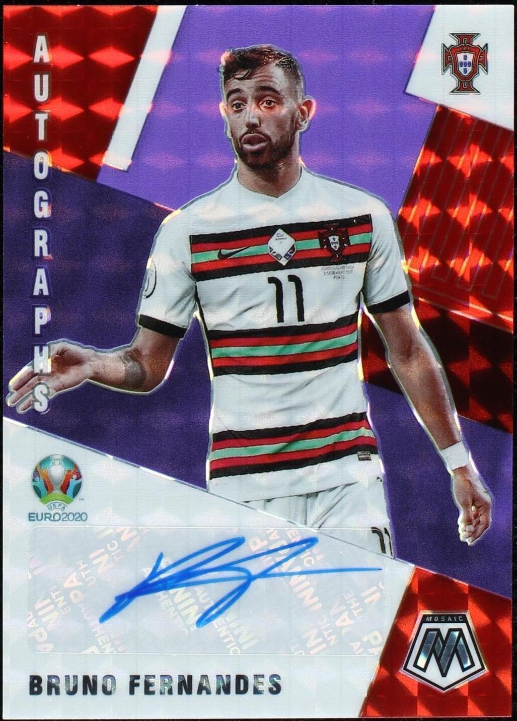 2021 Panini Mosaic UEFA Euro 2020 Bruno Fernandes #AM-BF for sale