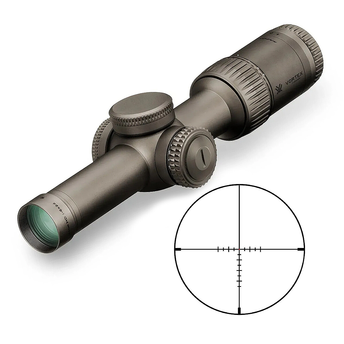 Vortex Razor HD Gen II-E 1-6x24 Illum VMR-2 MRAD Riflescope RZR