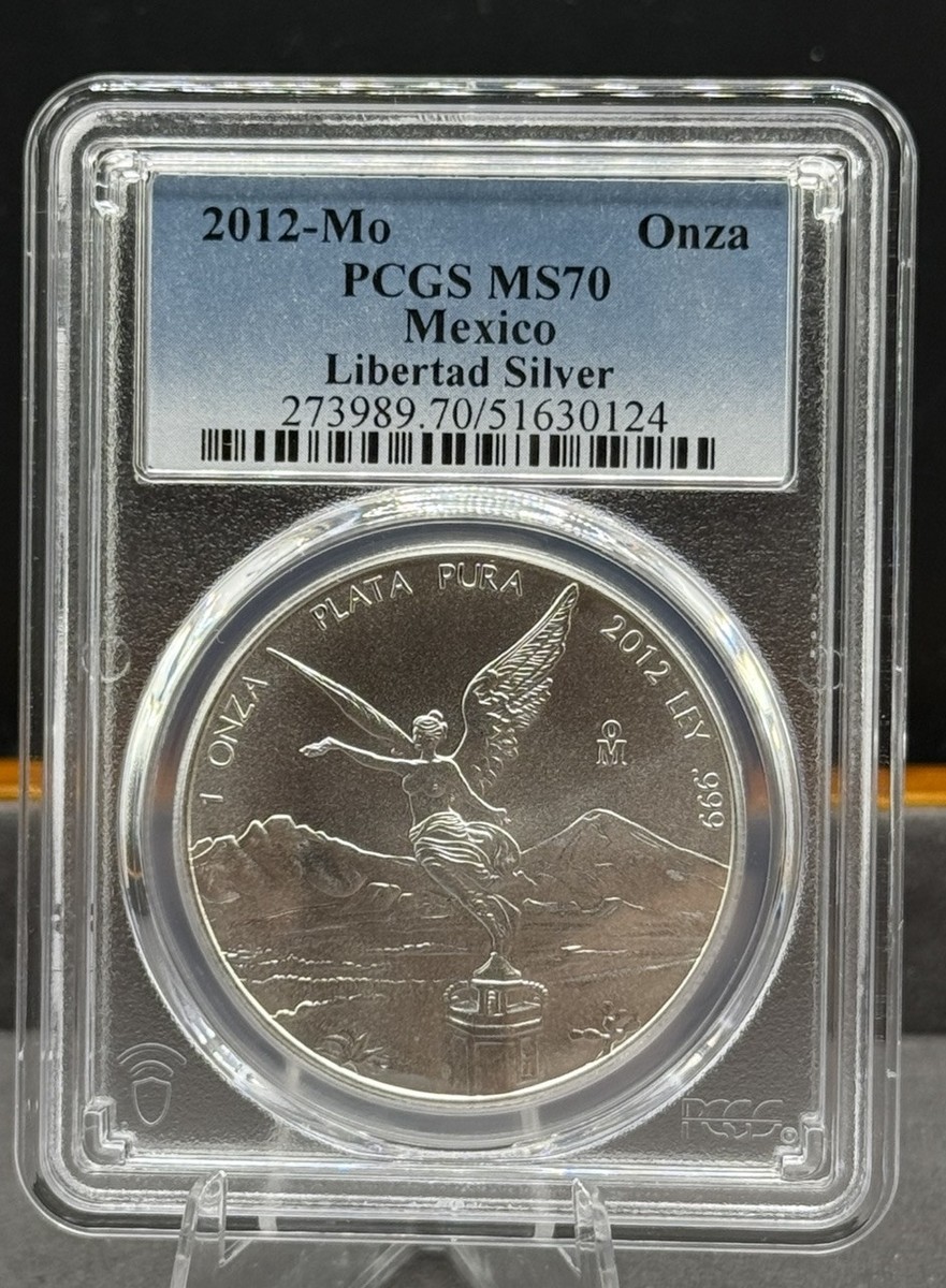 2012 Libertad PCGS MS70 ONZA .999 Silver Coin Low Population! | eBay