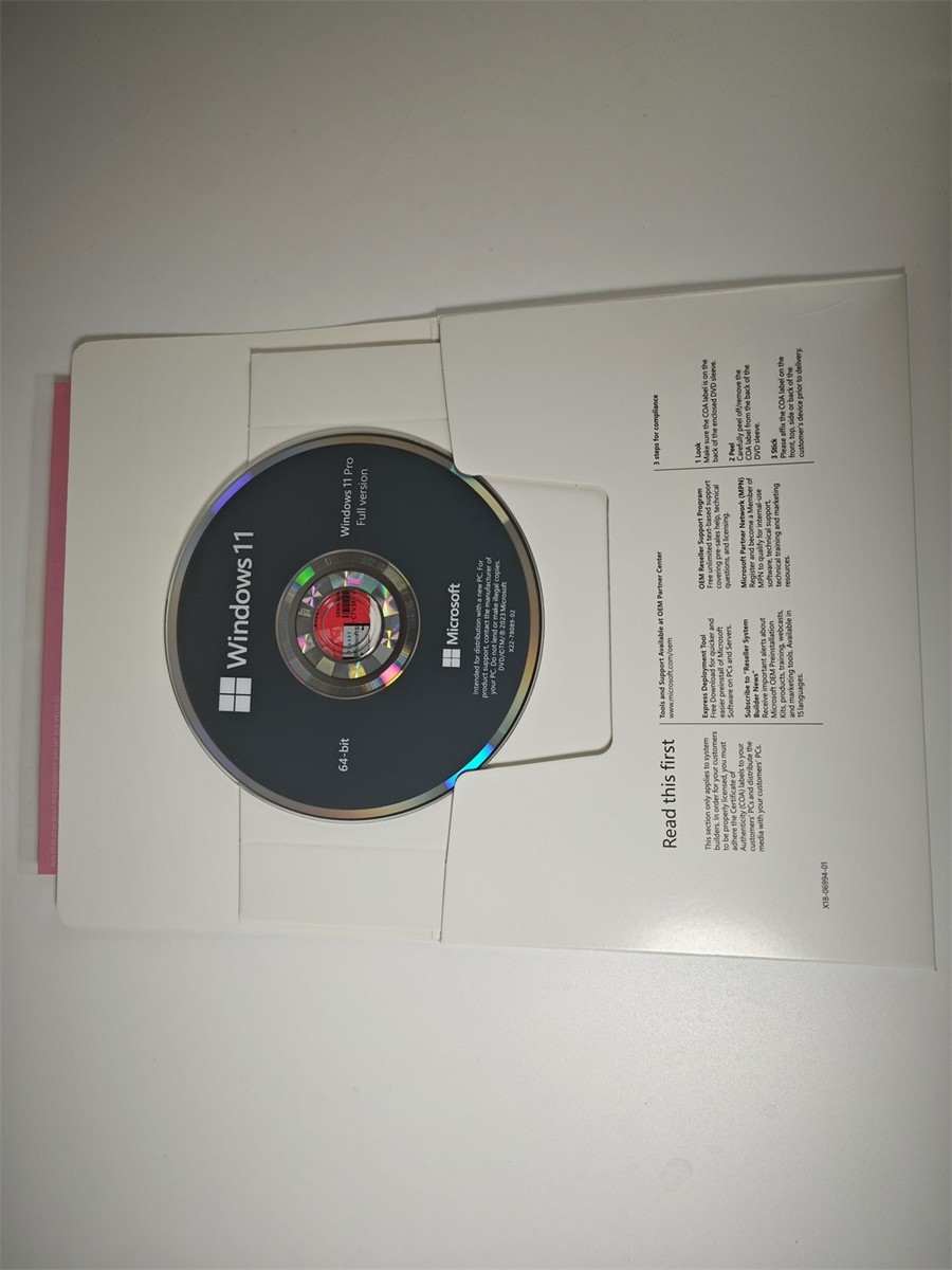 New Microsoft Windows 11 Pro Professional 64 Bit Operating System