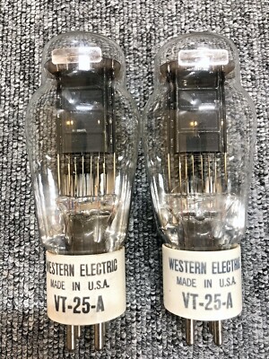 Western Electric VT-25A 真空管 ペア・箱付き Western Electric VT