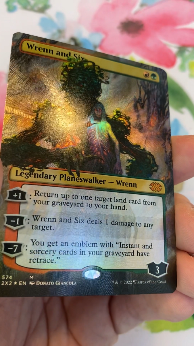 レンと6番 foil初版 1枚 EX+](エッチングFOIL)レンと六番/Wrenn and