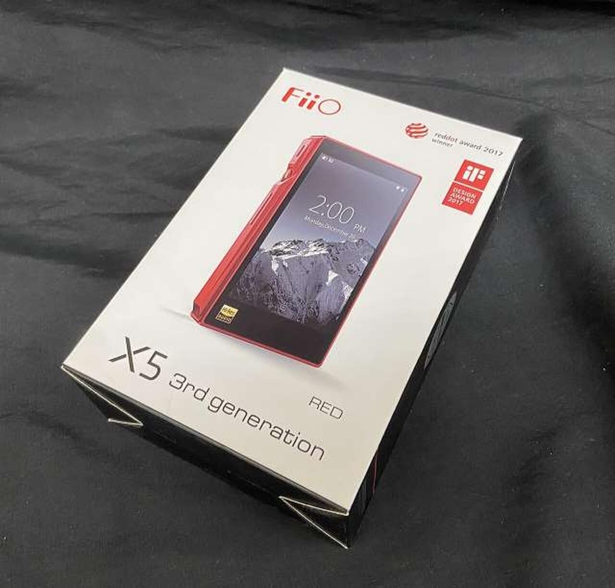 FiiO X5 3rd Portable Digital Audio player High Resolution DAP Red