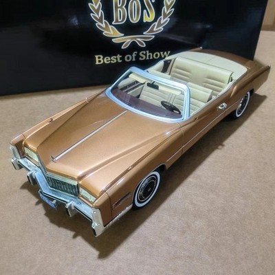 Bos 1/18 1976 Cadillac Eldorado Convertible 1976 Bronze Metallic