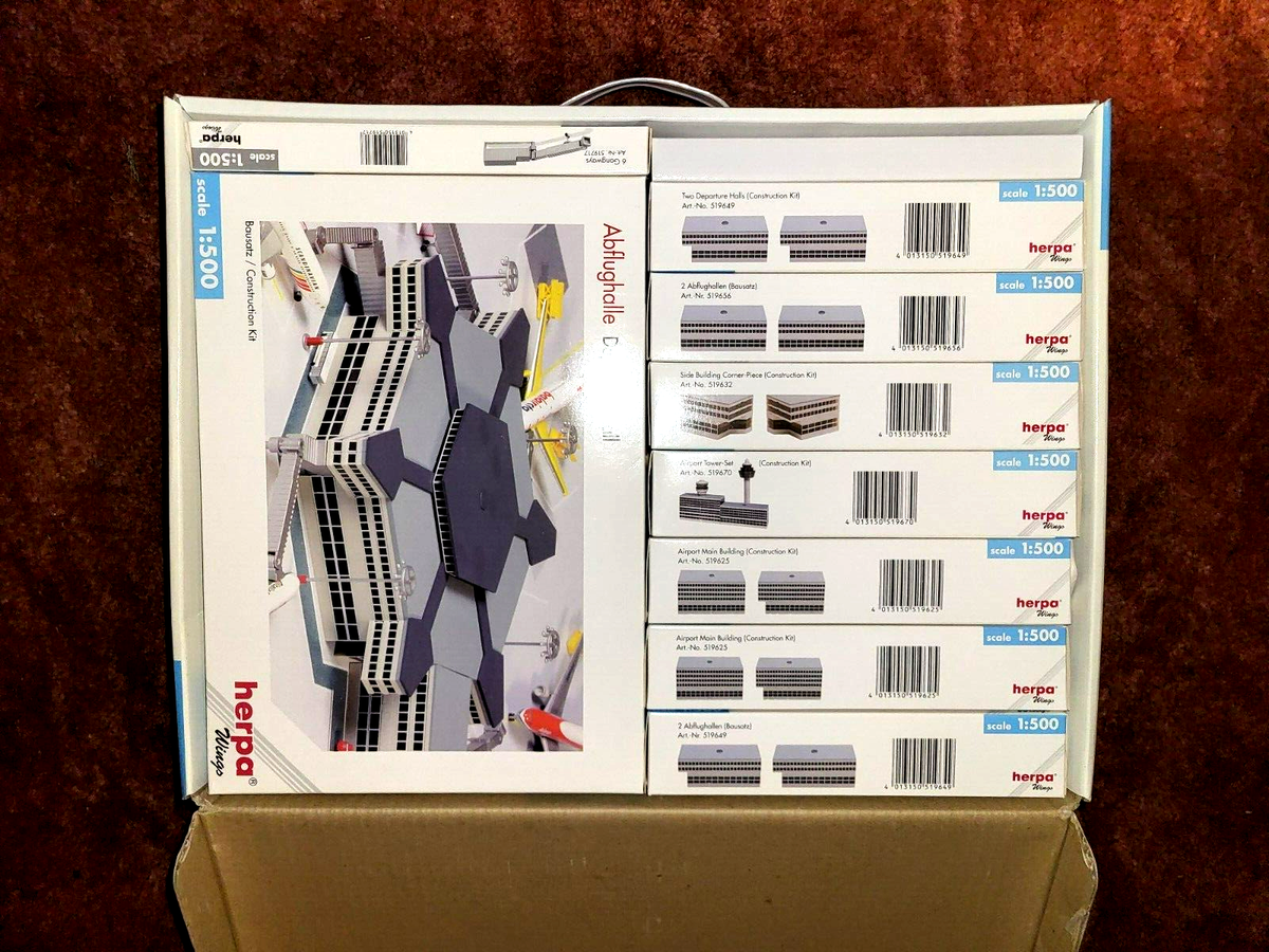 航空機・ヘリコプター herpa Airport Buildings I 1:500 Herpa Wings 1