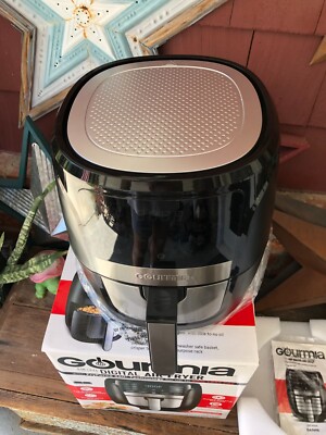 Gourmia GAF698 6 Qt Low Fat Digital Air Fryer Black Stainless | eBay