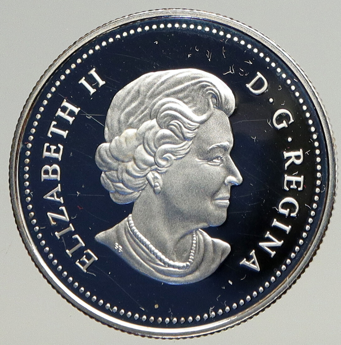 PCGS PL66 1962年 カナダ 50セント銀貨 ヤングエリザベス