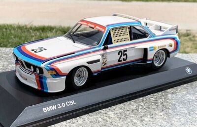 1/18 Scale MINICHAMPS BMW 3.0 CSL #25 RACING Rally Diecast Car