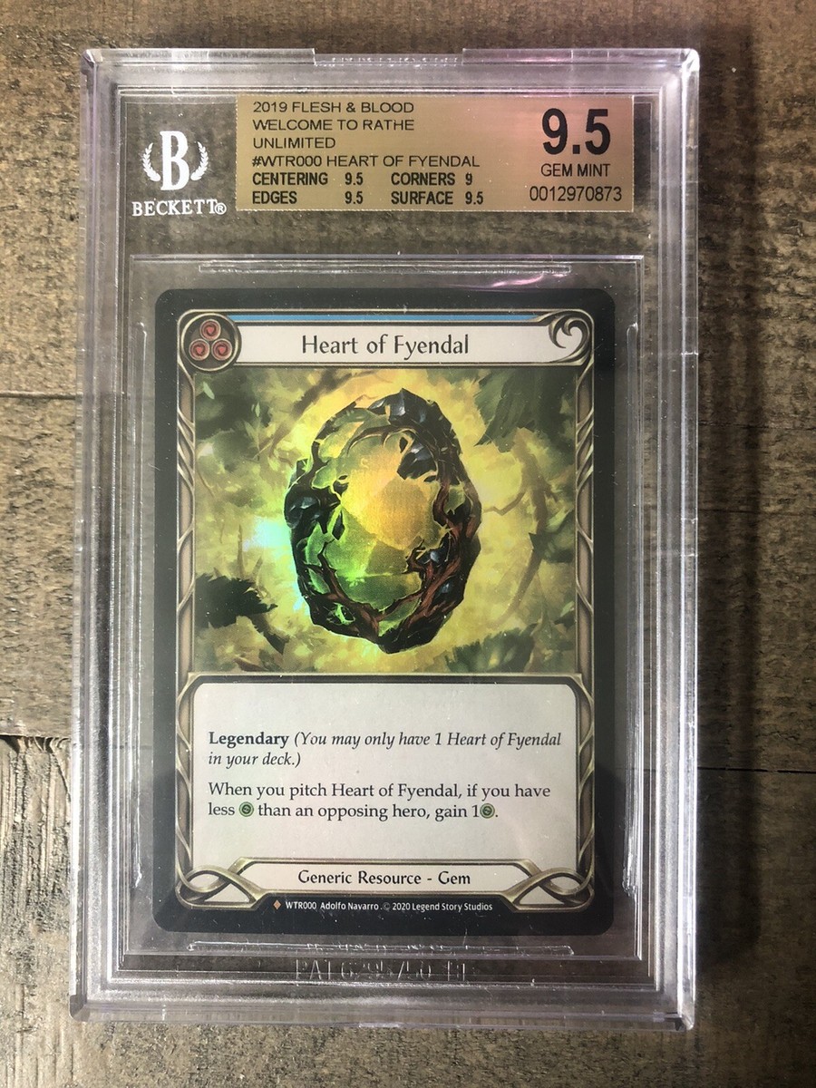 Heart of Fyendal Rainbow foil fab Heart of Fyendal BGS 9.5 Rainbow