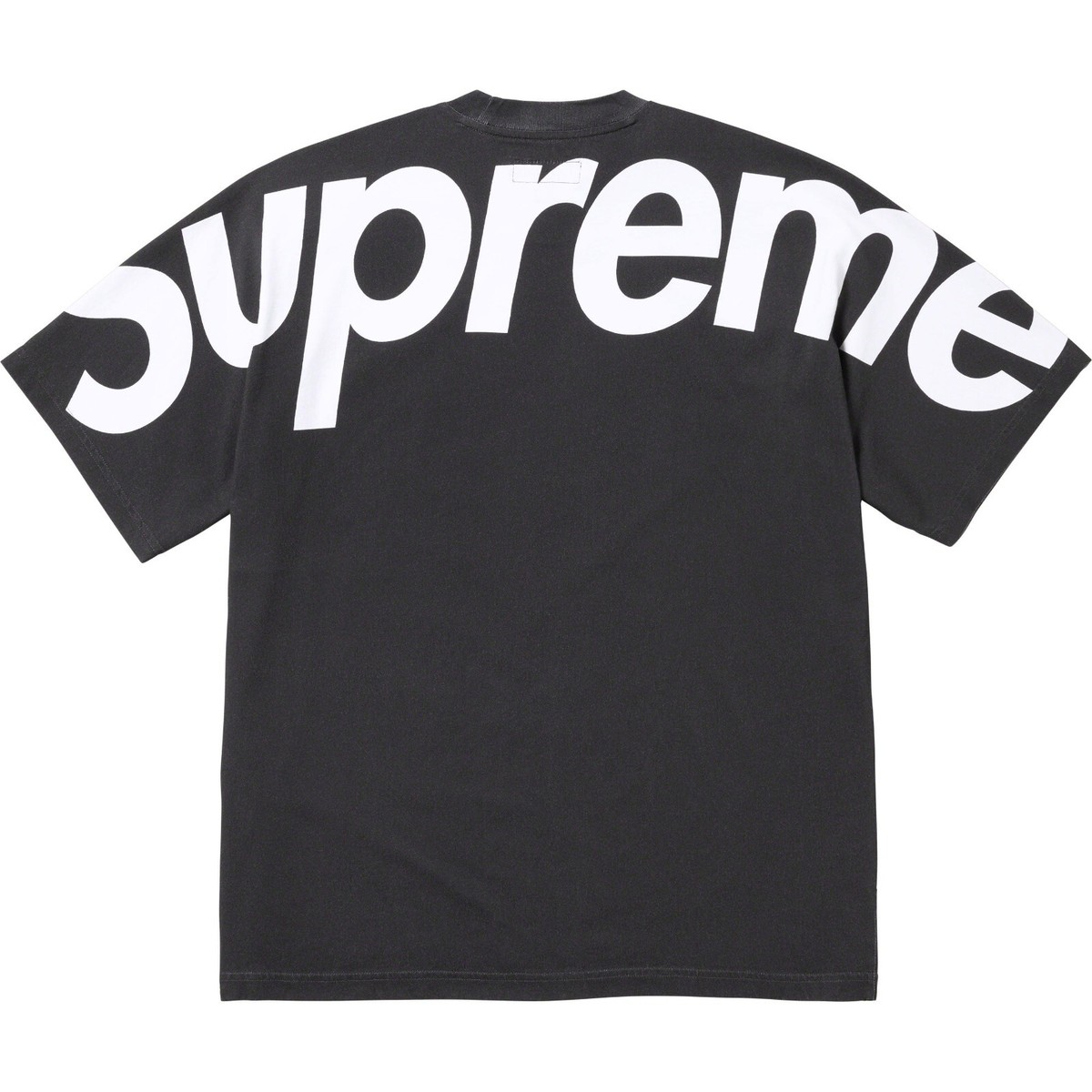 Supreme Split S/S Top Tee FW23 3colors Black Red Blue Size S-XXL