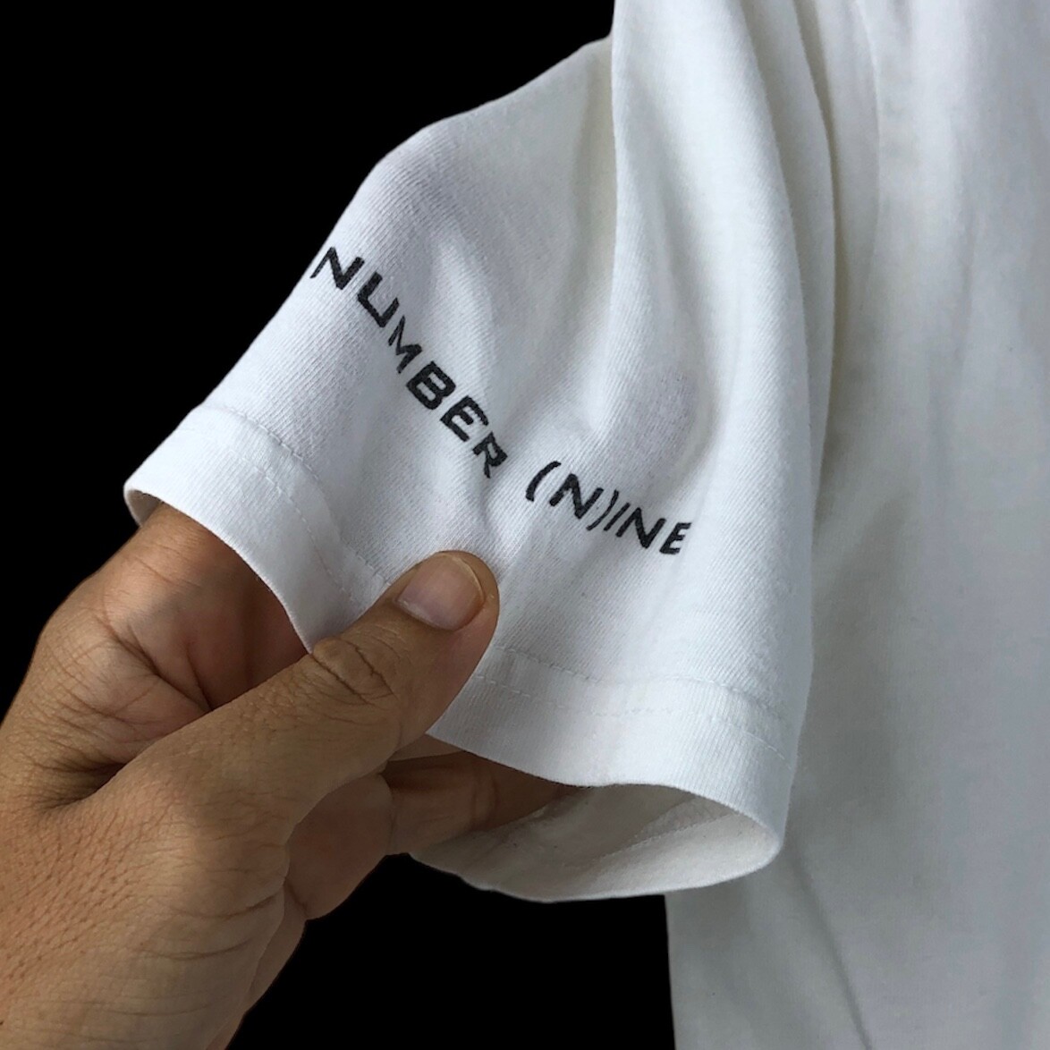 Number Nine x Marlboro Box Logo White Tee Shirt F Big Spell Out