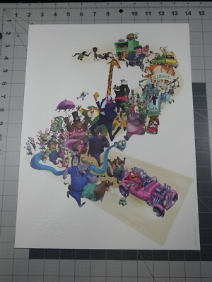 D23Expo ズートピア2 リトグラフ ポスター D23Expo ズートピア2