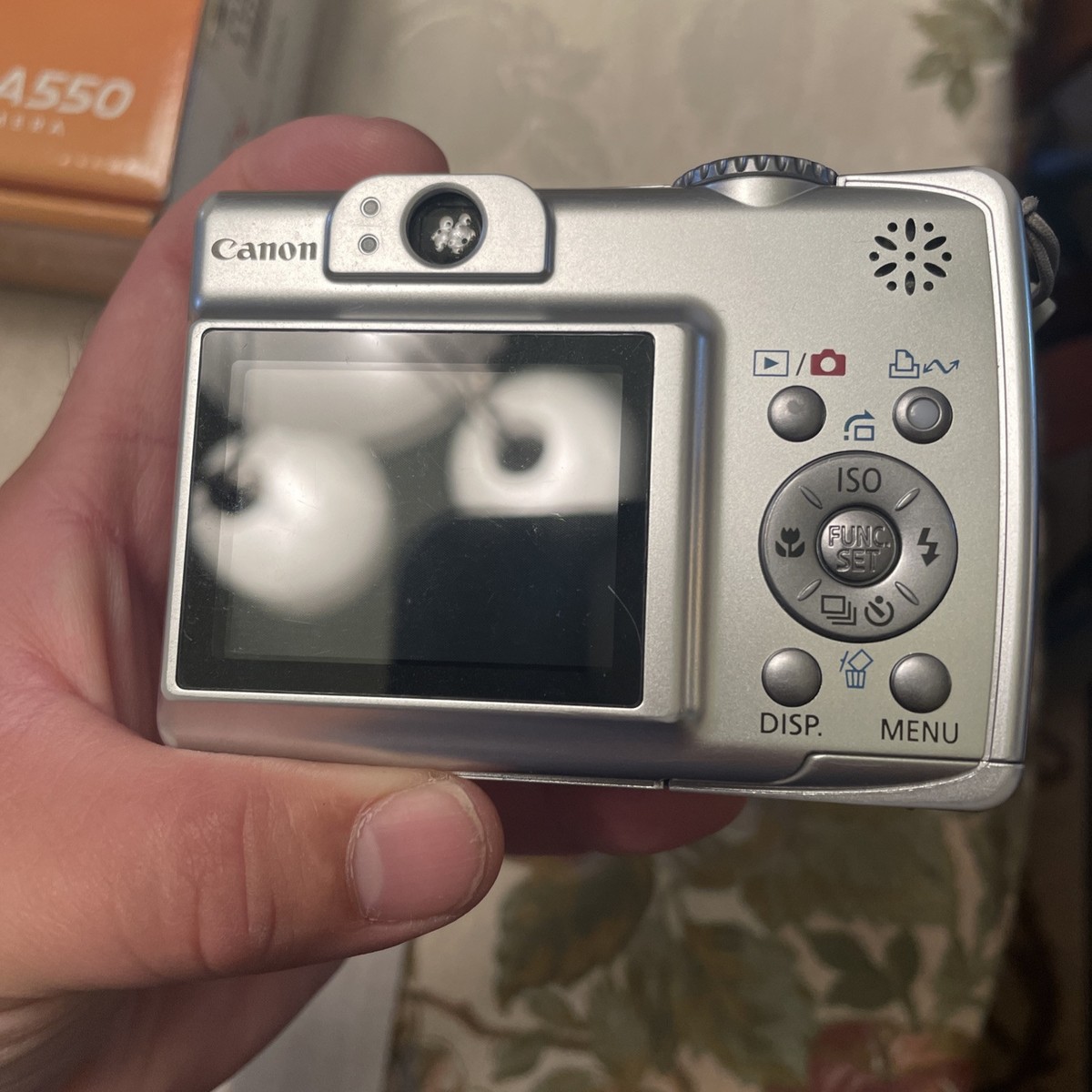 CANON PowerShot A550 Digital Camera- Nice Condition- With Box