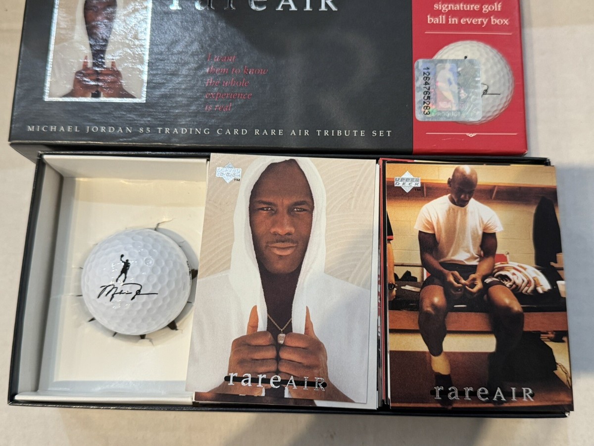 1997 UD Michael Jordan Rare Air 85 Card Set W/ Golf Ball 84