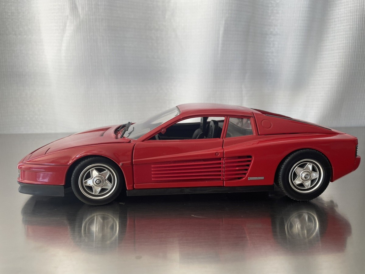 Hot Wheels Red Ferrari Testarossa 1:18 Diecast Mattel 1998 | eBay