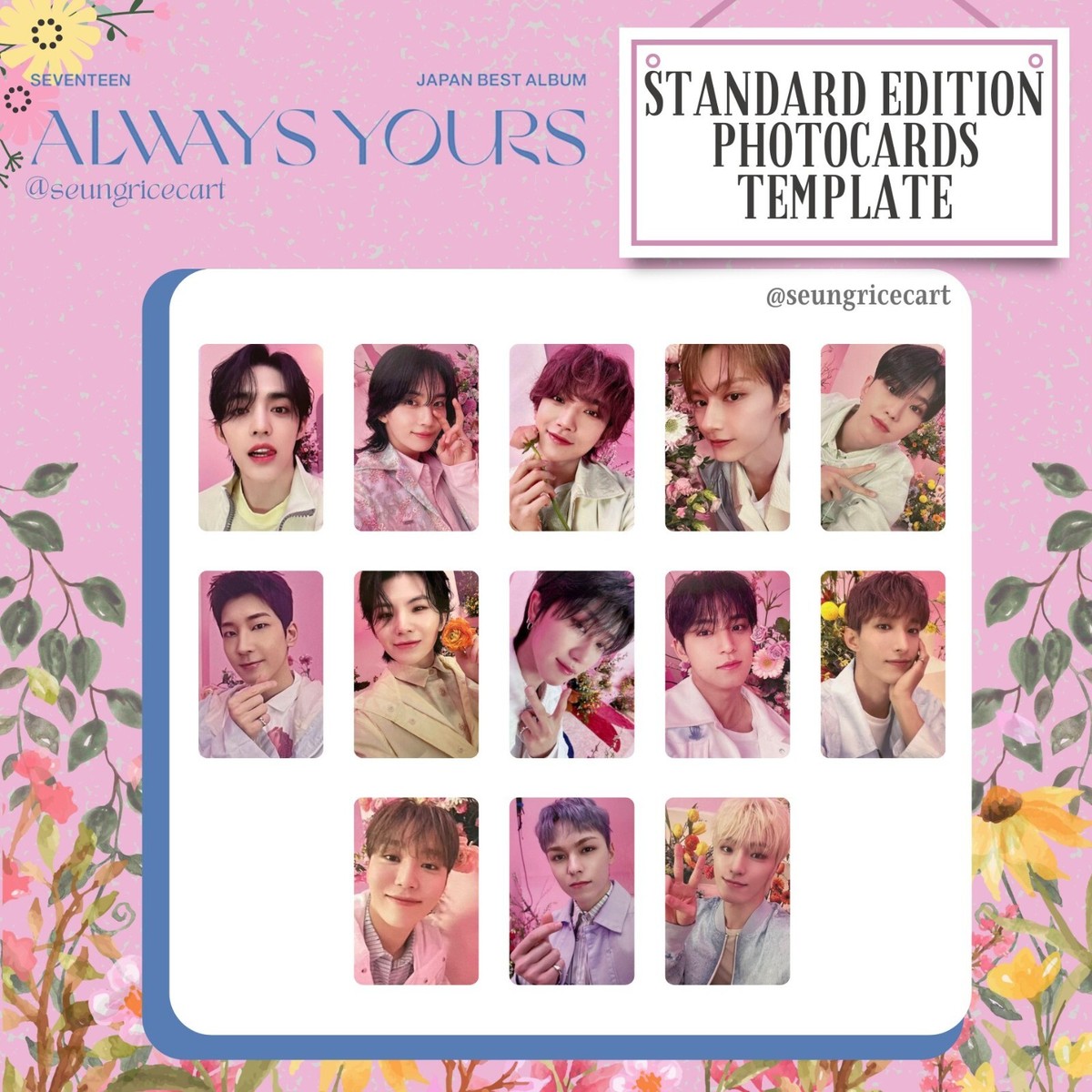 SEVENTEEN ALWAYS YOURS 初回盤 B トレカ 13種コンプ SEVENTEEN ALWAYS