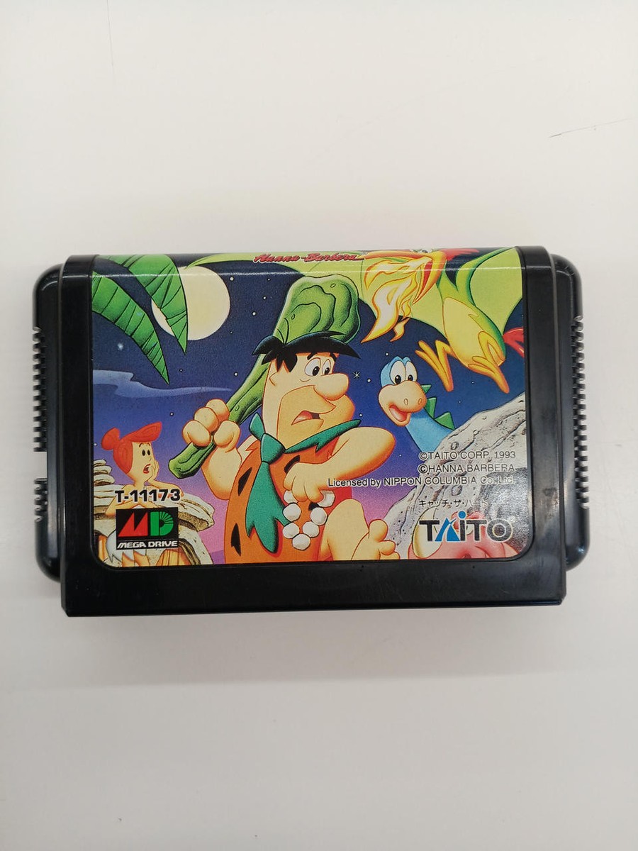 Taito Sega Mega Drive THE FLINT STONES Flintstones - Japan Retro