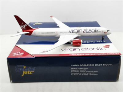 GeminiJets Virgin Atlantic for Boeing B787-9 G-VZIG 1:400 plane