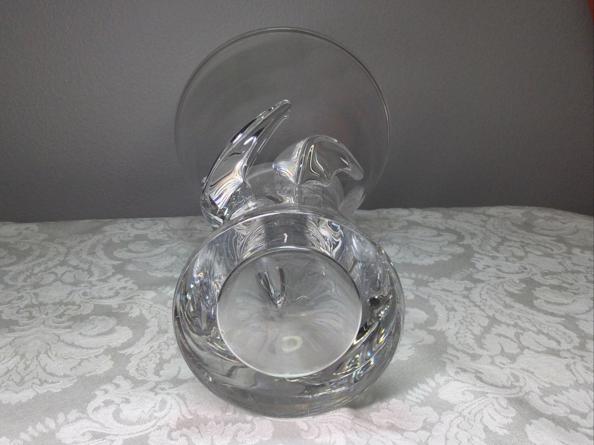 Steuben Galss ピオニー センターピースボウル 34cm 花生け Steuben