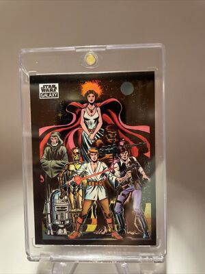 2022 Topps Chrome Galaxy Star Wars Refractor #57 Star Wars Box