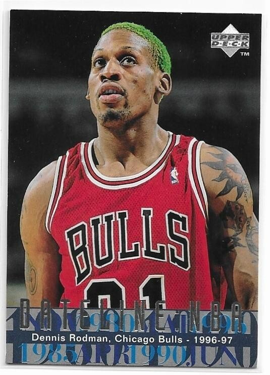 DENNIS RODMAN 1996-97 Upper Deck Dateline Basketball card #323