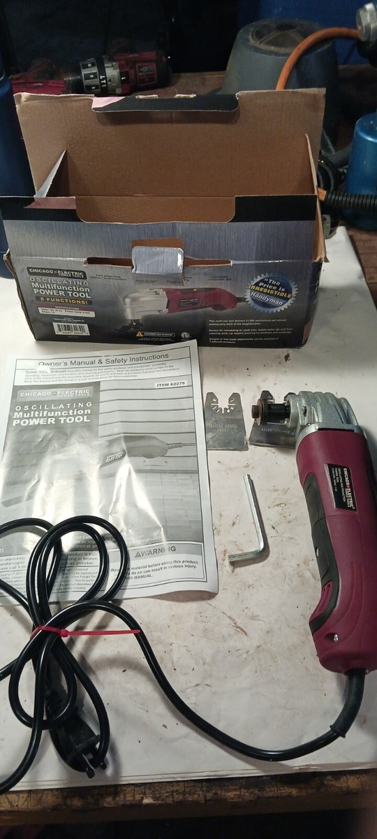 Oscillating Multi-Function Power Tool Chicago Electric Model 62279