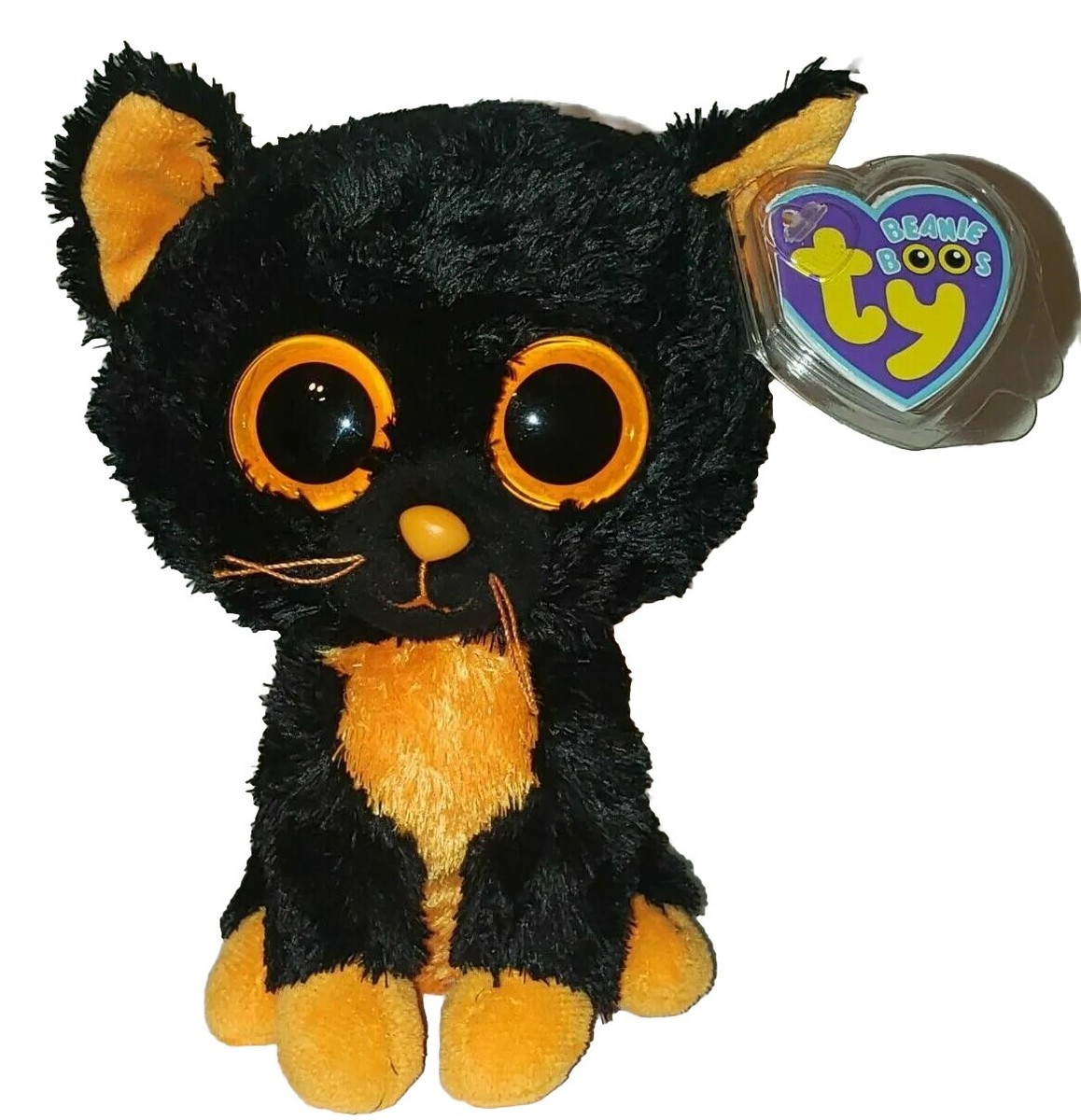 Ty Beanie Boos MOONLIGHT The Halloween Cat 6
