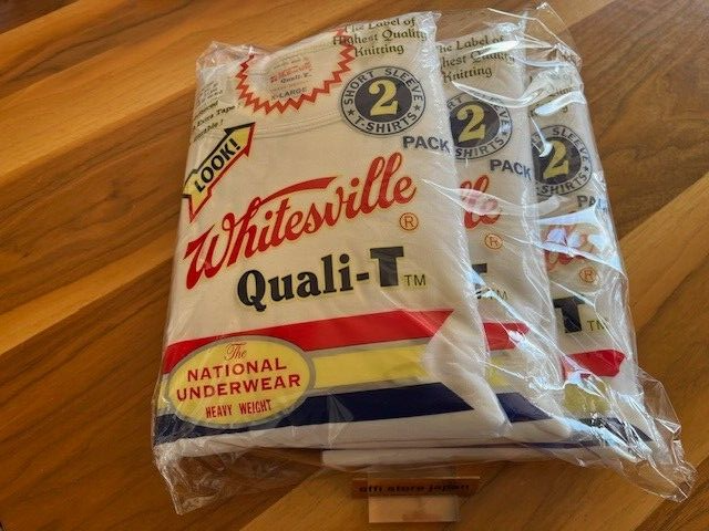 Whitesville WV73544 2-PACK T-SHIRT OFF-WHITE Size S M L XL XXL