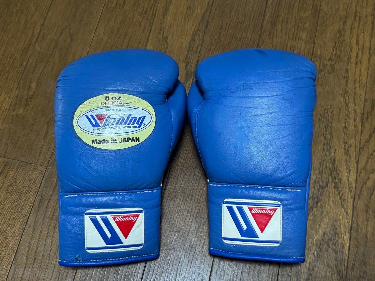Winning ボクシンググローブ 12 oz 青 2011年 J.A.B.F. ウイニング