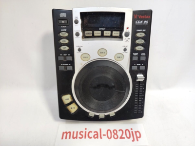 完動品】VESTAX CDJ CDX-05 白 Vestax ヴェスタクス CDJ CDX－05 白 完