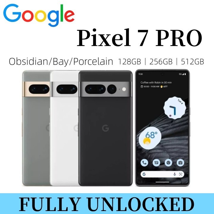 Google Pixel 7 Pro - 256 GB - Obsidian (Unlocked) for sale online