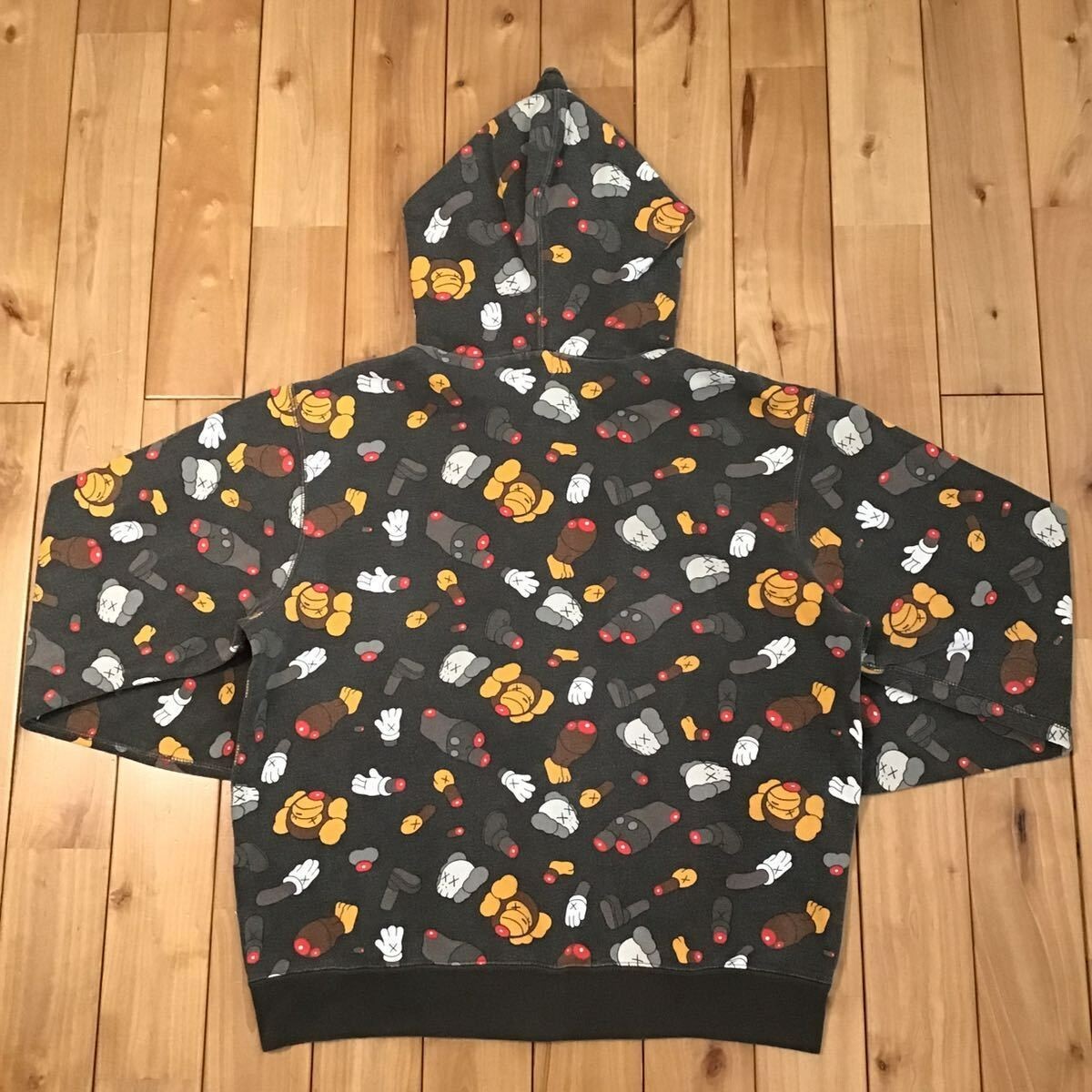 BAPE × kaws milo companion Full zip hoodie A Bathing Ape Size S | eBay