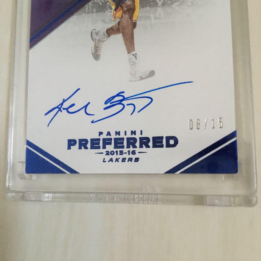 BRYANT! K.ブライアント 25枚限定 直筆サインルーキーカード 2015