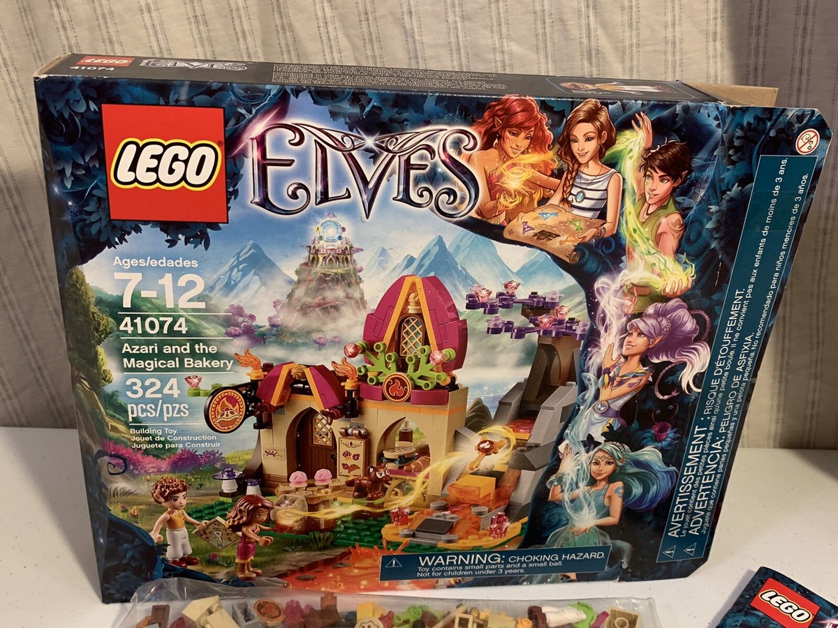 Lego 41074 Elves Azari and the Magical Bakery Set 99% Complete w